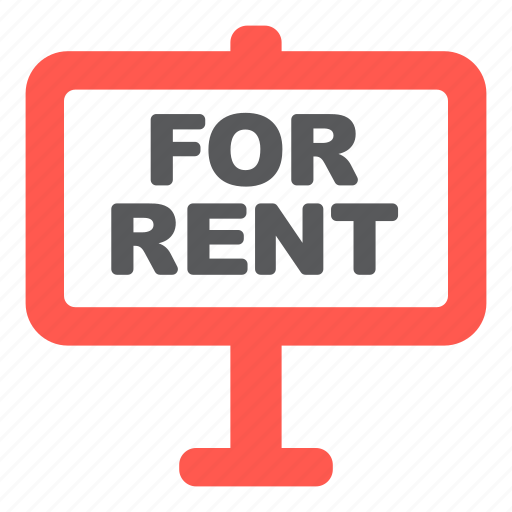 For, for rent, plate, rent, sign icon - Download on Iconfinder