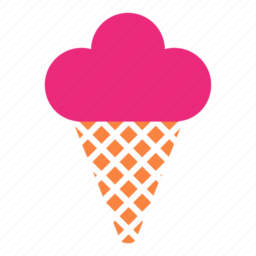 Horn, ice cream, waffle, dessert icon - Download on Iconfinder