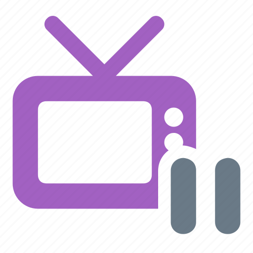 Channel, pause, television, smart, tv icon - Download on Iconfinder