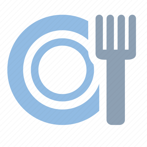 Cafe, dining, food, fork, plate, restaurant icon - Download on Iconfinder
