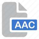 aac, extension, document, file