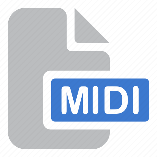 Extension, midi, music, audio, document, file icon - Download on Iconfinder