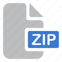 extension, file, zip, document