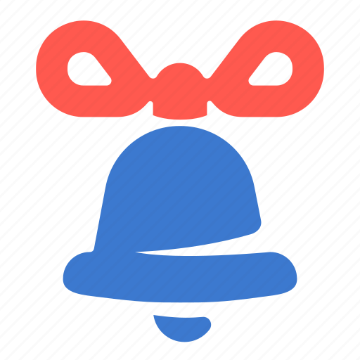 Bell, bow, decoration, sound icon - Download on Iconfinder