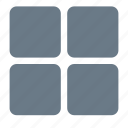 grid, layout, sections