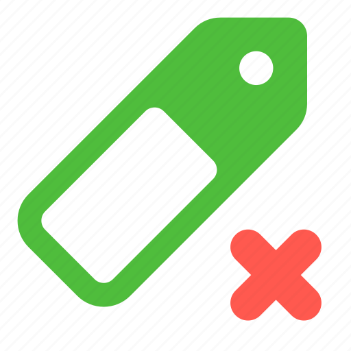 Delete, label, sale, stock, tag, price, remove icon - Download on Iconfinder