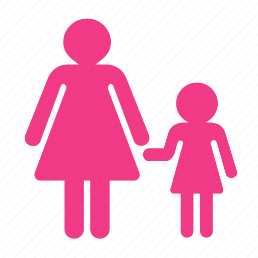 Child, daughter, mother, parent, parent control icon - Download on Iconfinder