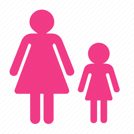 Child, daughter, mother, parent, girl icon - Download on Iconfinder