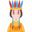 american, native, indian, apache, costume