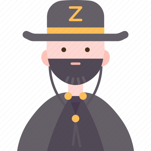 Zorro, mask, hero, bandit, costume icon - Download on Iconfinder