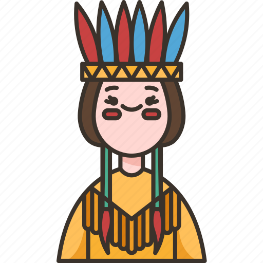American, native, indian, apache, costume icon - Download on Iconfinder