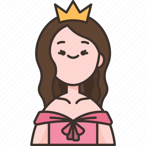 Princess, monarch, beautiful, fairytale, costume icon - Download on Iconfinder