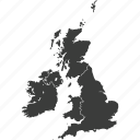 europe, map, countries, country, united kingdom, great britain, location