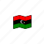 country, flag, libyra, location, map, nation, world 