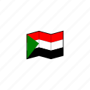 country, flag, sudan