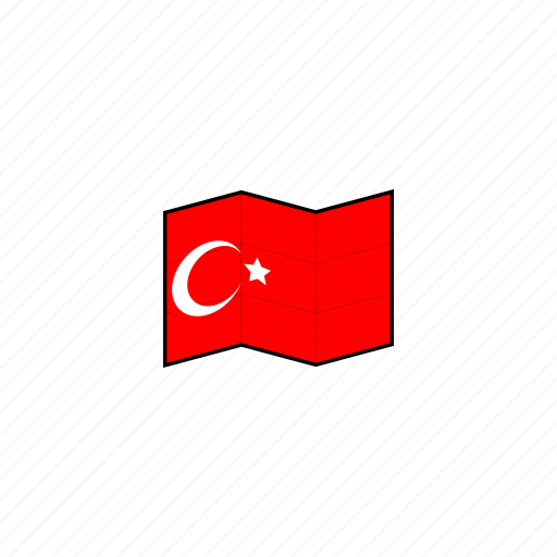 Country, flag, globe, location, nation, turkey, world icon - Download on Iconfinder