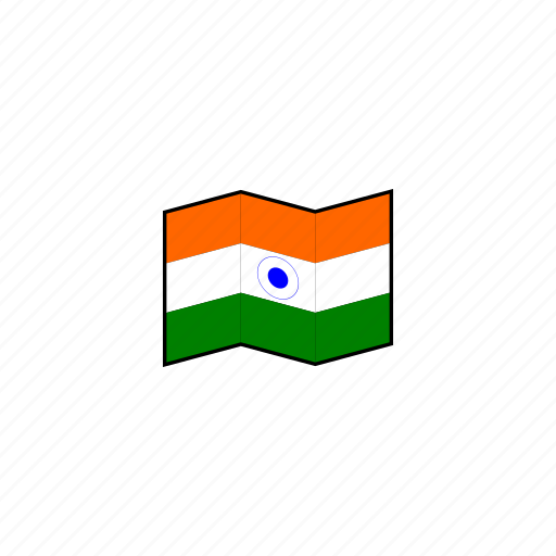 Asian, country, flag, india, indian, location, navigation icon - Download on Iconfinder