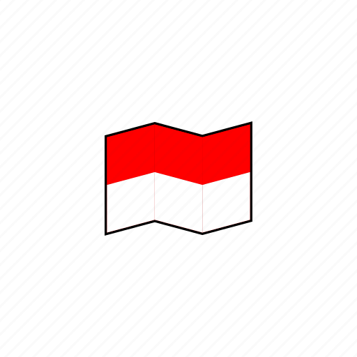 Asia, country, flag, indonesia, map, marker, national icon - Download on Iconfinder