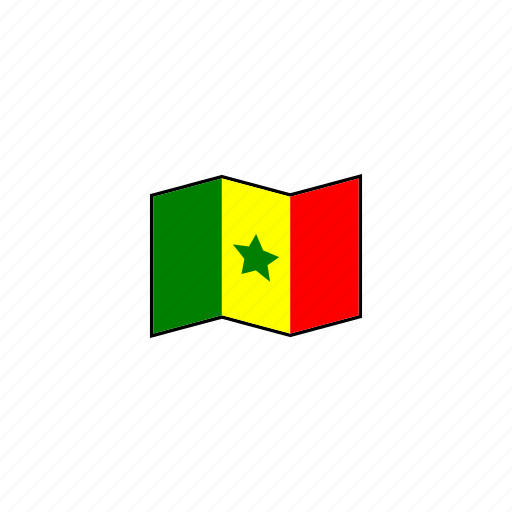 Country, flag, location, map, nation, senegal, world icon - Download on Iconfinder