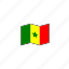 country, flag, location, map, nation, senegal, world 