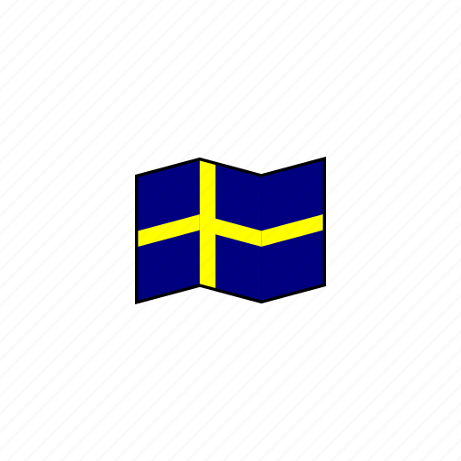 Country, cross, flag, globe, nation, sweden, world icon - Download on Iconfinder