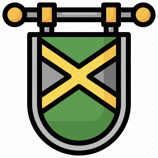 Flag, nation, jamaica, country, world icon - Download on Iconfinder