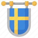 country, sweden, world, nation, flag