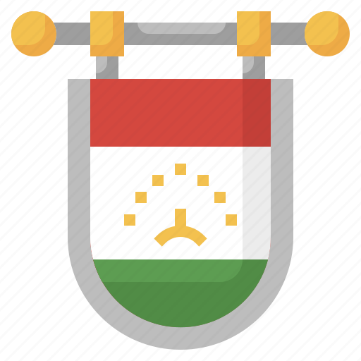 Tajikistan, country, world, nation, flag icon - Download on Iconfinder