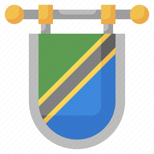 Country, tanzania, world, nation, flag icon - Download on Iconfinder