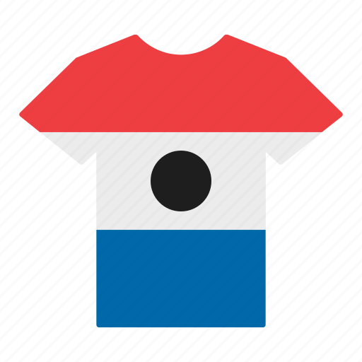 Country, flag, jersey, paraguay, paraguayan, shirt, t-shirt icon - Download on Iconfinder