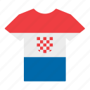country, croatia, croatian, flag, jersey, shirt, t-shirt
