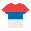 country, flag, jersey, serb, serbia, serbian, shirt 