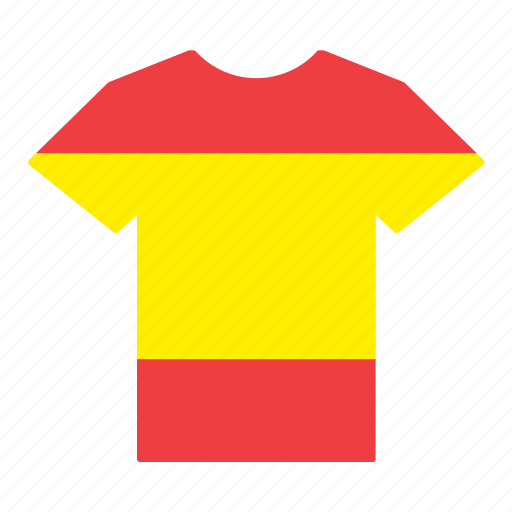 Country, flag, jersey, shirt, spain, spaniard, spanish icon - Download on Iconfinder