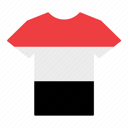 Country, flag, jersey, shirt, t-shirt, yemen, yemeni icon - Download on Iconfinder