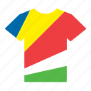 country, flag, jersey, seychelles, seychellois, shirt, t-shirt