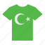 flag, islamic, jersey, muslim, religion, shirt, t-shirt 