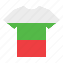 bulgarian, bulgary, country, flag, jersey, shirt, t-shirt