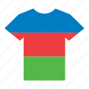 azerbaijan, azerbaijani, country, flag, jersey, shirt, t-shirt