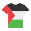 country, flag, jersey, palestine, palestinian, shirt, t-shirt 