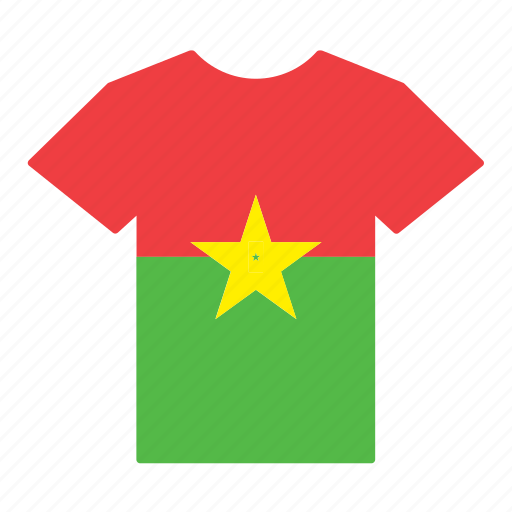Burkina faso, burkinabe, country, flag, jersey, shirt icon - Download on Iconfinder