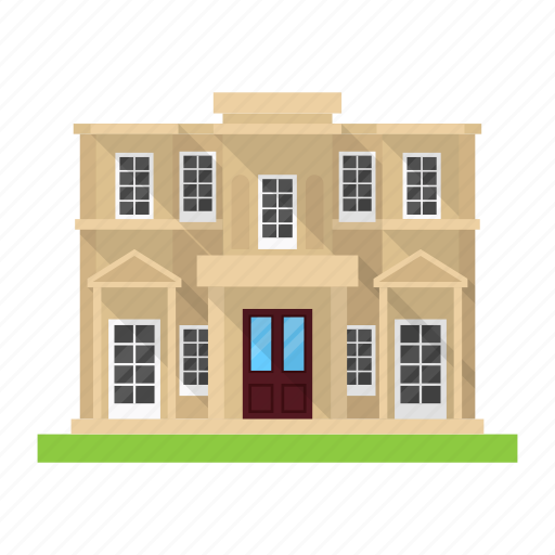 Mansion, warehouse, house, home, building, residence, colonial icon - Download on Iconfinder