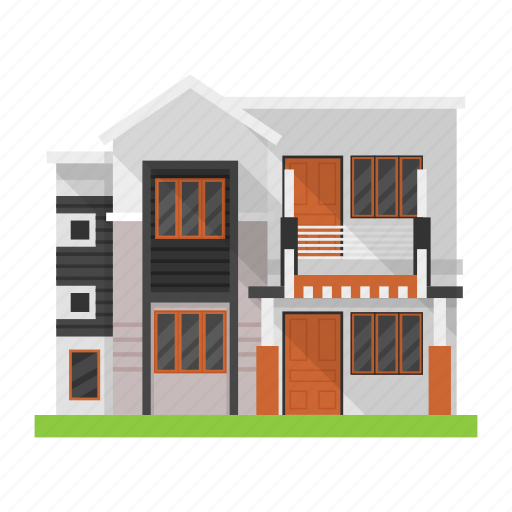 Home, house, flat rooftop, gable roof, architecture, concept house, futuristic house icon - Download on Iconfinder