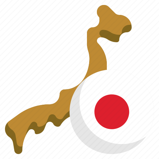 Japan, flag, world, country, map, location icon - Download on Iconfinder