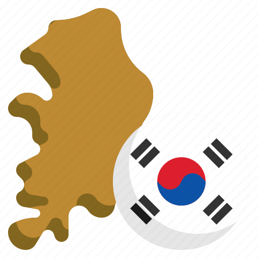 South, korea, flag, country, nation, flags, location icon - Download on Iconfinder