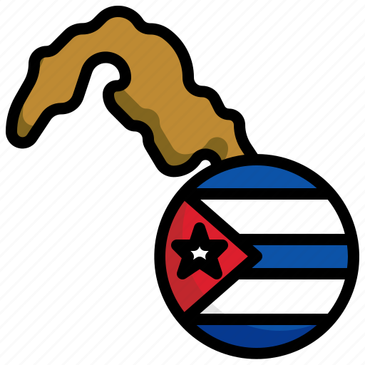 Cuba, flag, country, nation, flags, map, location icon - Download on Iconfinder
