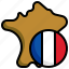 france, flag, map, maps, location, country 
