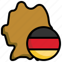 germany, flag, maps, location, cultures, country