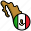 mexico, flag, iconx, world, map, location 