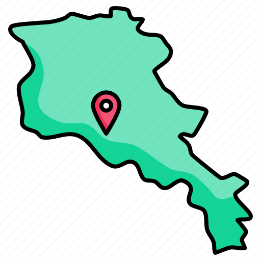 Armenia, map icon - Download on Iconfinder on Iconfinder