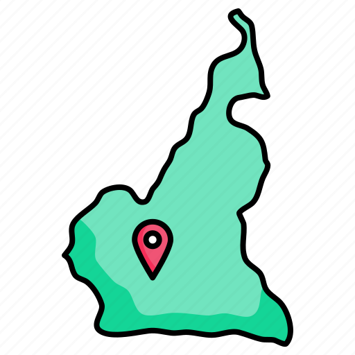 Cameroon, map icon - Download on Iconfinder on Iconfinder